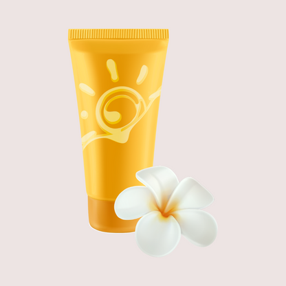 Lightweight tinted sunscreen lotion