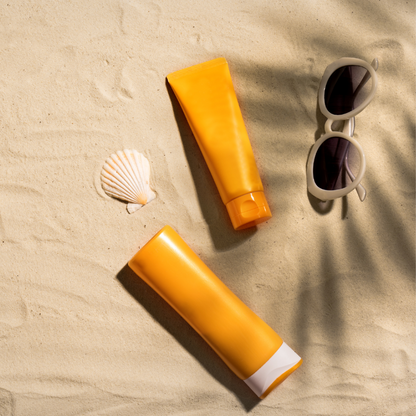 Lightweight tinted sunscreen lotion